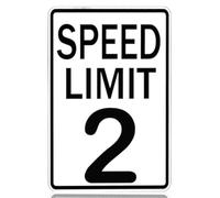 Funny Speed Limit 2 Metal Signs Two Fast Birthday Decorations Car Themed Vintage Metal Funny 2nd Birthday Decorations Boy Girl 2 Year Old Party Decor Wall Art Iron Poster 20x30 cm