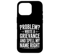Funny Spell My Name Right Sarcastic Saying Case for iPhone 16 Pro