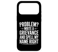 Funny Spell My Name Right Sarcastic Saying Case for iPhone 17 Pro Max