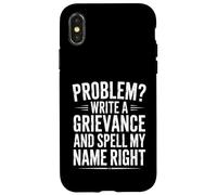 Funny Spell My Name Right Sarcastic Saying Case for iPhone X/XS