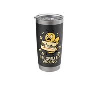 Funny Spelling Bee Fail Gifted Kid Burnout Academic Trauma Stainless Steel Insulated Tumbler