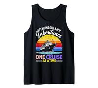 Funny Spending Our Kid's Inheritance One Cruise at A Time Tank Top