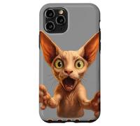 Funny Sphynx Cat Smile! With Outstretched Paws Cat Lovers Case for iPhone 11 Pro