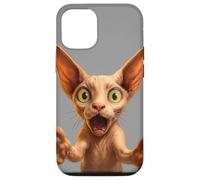 Funny Sphynx Cat Smile! With Outstretched Paws Cat Lovers Case for iPhone 12/12 Pro
