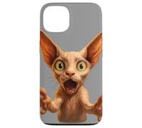 Funny Sphynx Cat Smile! With Outstretched Paws Cat Lovers Case for iPhone 13