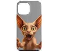 Funny Sphynx Cat Smile! With Outstretched Paws Cat Lovers Case for iPhone 13 Pro Max