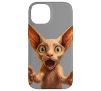 Funny Sphynx Cat Smile! With Outstretched Paws Cat Lovers Case for iPhone 14