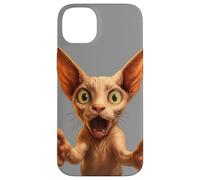Funny Sphynx Cat Smile! With Outstretched Paws Cat Lovers Case for iPhone 14 Plus