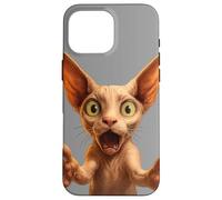 Funny Sphynx Cat Smile! With Outstretched Paws Cat Lovers Case for iPhone 16 Pro Max