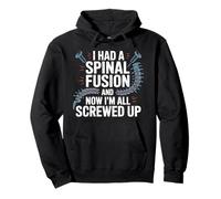 Funny Spinal Fusion Back Surgery Recovery Humor Gifts Women Pullover Hoodie