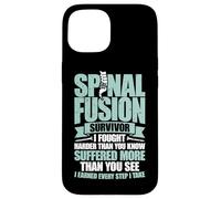 Funny Spinal Fusion Warrior Spine Surgery Case for iPhone 15