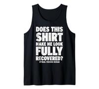 Funny Spinal Fusion Warrior Spine Surgery Tank Top