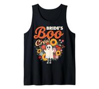 Funny Spooky Bride’s Boo Crew Ghost Bridal Squad Halloween Tank Top