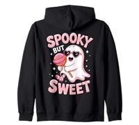 Funny Spooky But Sweet Cute Halloween Zip Hoodie