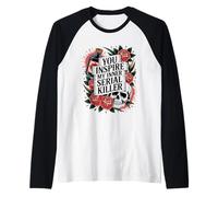 Funny Spooky Season You Inspire My Inner Serial Killer Raglan Baseball Tee