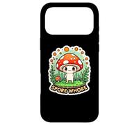 Funny spore w hore I love mushrooms! Portobello Shiitake Case for iPhone 17 Pro Max