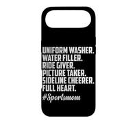 Funny Sports Mom Uniform Washer Filler Ride Giver Case for iPhone Air