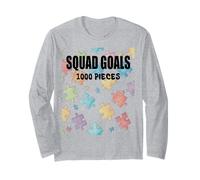 Funny Squad Team 1000 Pieces Puzzle Humor Long Sleeve T-Shirt