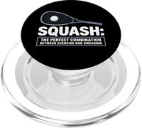 Funny Squash Sport Players Who Love to Swear Design PopSockets PopGrip for MagSafe