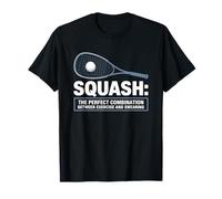Funny Squash Sport Players Who Love to Swear Design T-Shirt