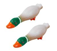 Funny Squeaker Duck Toy, Tough Bite Resistant Play Accessory for Dogs (2Pcs)
