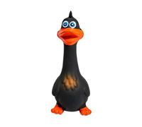 Funny Squeaky Quacking Dog Chew Toy For Stress & Boredom Buster Kqy282 (Black, 17.8cm)