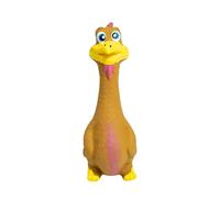 Funny Squeaky Quacking Dog Chew Toy For Stress & Boredom Buster Kqy282 (Brown, 17.3cm)