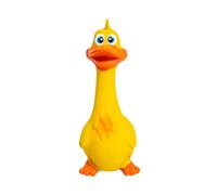 Funny Squeaky Quacking Dog Chew Toy For Stress & Boredom Buster Kqy282 (Yellow, 17.8cm)