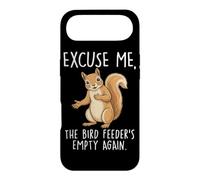 Funny Squirrel Bird Feeder Empty Again Case for iPhone Air