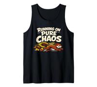 Funny Squirrel Chaotic Energy Hyperactive Animal ADHD Humor Tank Top