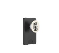 Funny Squirrel Eating Chips 0 Percent Authority Meme PopSockets PopWallet for MagSafe