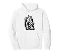 Funny Squirrel Eating Chips 0 Percent Authority Meme Pullover Hoodie
