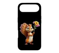 Funny Squirrel Flower Lover Animal Gift for Men Women Kids Case for iPhone Air