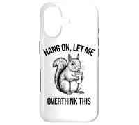 Funny Squirrel Iced Coffee Hang On Let Me Overthink This Case for iPhone 17