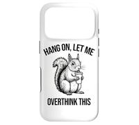 Funny Squirrel Iced Coffee Hang On Let Me Overthink This Case for iPhone 17 Pro