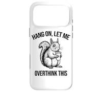 Funny Squirrel Iced Coffee Hang On Let Me Overthink This Case for iPhone 17 Pro Max