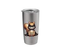 Funny Squirrel Lover - Feed The Birds - Squirrel in Disguise Stainless Steel Insulated Tumbler