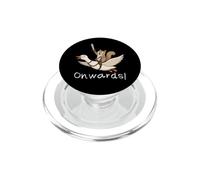 Funny Squirrel Riding Goose With Sword Onwards! Adventure PopSockets PopGrip for MagSafe