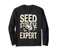 Funny Squirrel Seed Storage Expert Long Sleeve T-Shirt