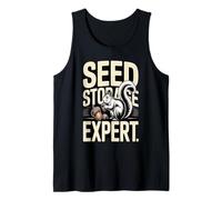 Funny Squirrel Seed Storage Expert Tank Top