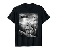 Funny Squirrel UFO Invasion Conspiracy Theory Lovers T-Shirt