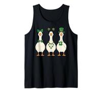 Funny St Patricks Day Geese Irish Humor Drinking Goose Tank Top