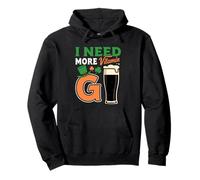 Funny St Patricks Day Irish Beer Vitamin Humor Pullover Hoodie