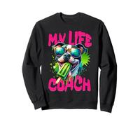 Funny Staffy Terrier s Life Coach s Cute Staffordshire Dog Sweatshirt