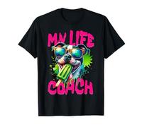 Funny Staffy Terrier s Life Coach s Cute Staffordshire Dog T-Shirt