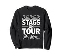 Funny Stags on Tour 2026 Bridal Party Group Sweatshirt