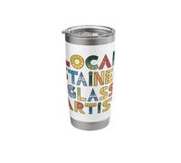 Funny Stained Glass Quote Stainless Steel Insulated Tumbler