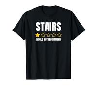 Funny Stairs Review Funny Injured Falling Down Stairs T-Shirt