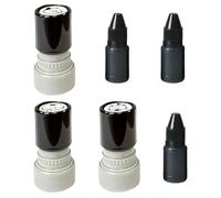 Funny Stamps | 3 Piece Reusable Portable Stamp Supplies, Decorative Stamp Set for Kittens with 3 Methods of Black Ink Where a Light Print Produces Niti Results