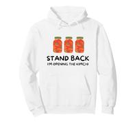 Funny "Stand Back I'm Opening the Kimchi" Korean Food Lover Pullover Hoodie